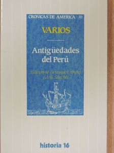 Varios: Antigüedades del Perú [antikvár]