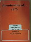 Bencsik Endre - Tanulmányok... 1978 [antikvár]