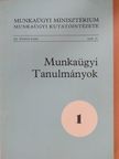 Balog Vilma - Munkaügyi Tanulmányok 1978/1. [antikvár]