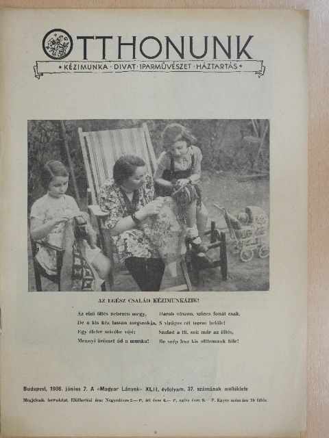 Otthonunk 1936. június 7. [antikvár]