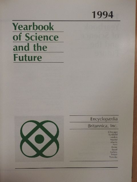 Edmund Bertschinger - Yearbook of Science and the Future 1994 [antikvár]