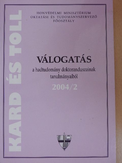 Barabás Anett - Kard és Toll 2004/2. [antikvár]