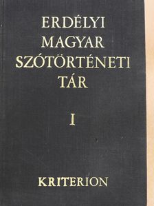 Erdélyi magyar szótörténeti tár I. (dedikált példány) [antikvár]
