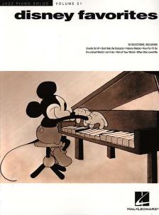 JAZZ PIANO SOLOS VOL. 51 DISNEY FAVORITES