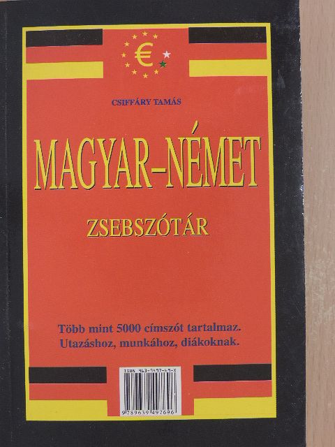 Magyar-német/német-magyar zsebszótár [antikvár]