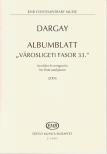 Dargay Marcell - ALBUMBLATT "VÁROSLIGETI FASOR 33."  FUVOLÁRA ÉS ZONGORÁRA (2005)