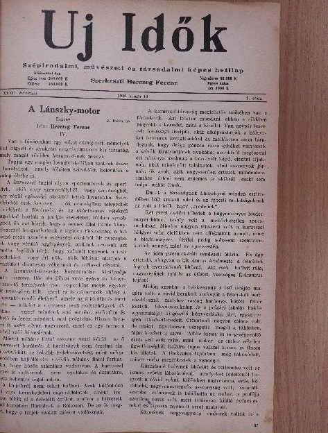 Falu Tamás - Uj Idők 1926. (nem teljes évfolyam) [antikvár]