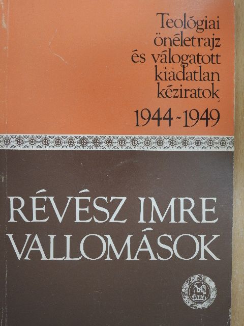 Révész Imre - Vallomások [antikvár]