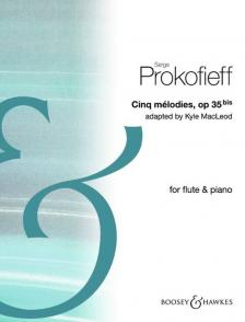 PROKOFIEFF - CINQ MÉLODIES, OP 35 bis FOR FLUTE AND PIANO (KYLE MACLEOD)