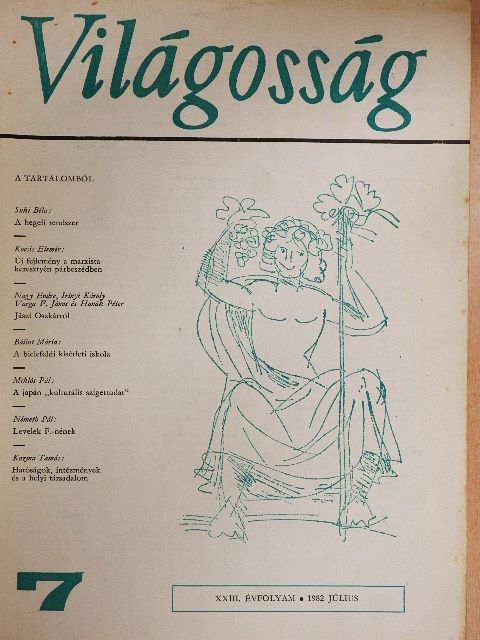 Bálint Mária - Világosság 1982. július [antikvár]