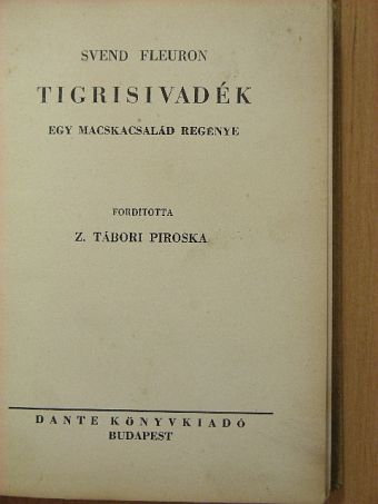 Svend Fleuron - Tigrisivadék [antikvár]
