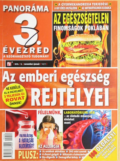 Panoráma 3. Évezred 2015. november-január [antikvár]