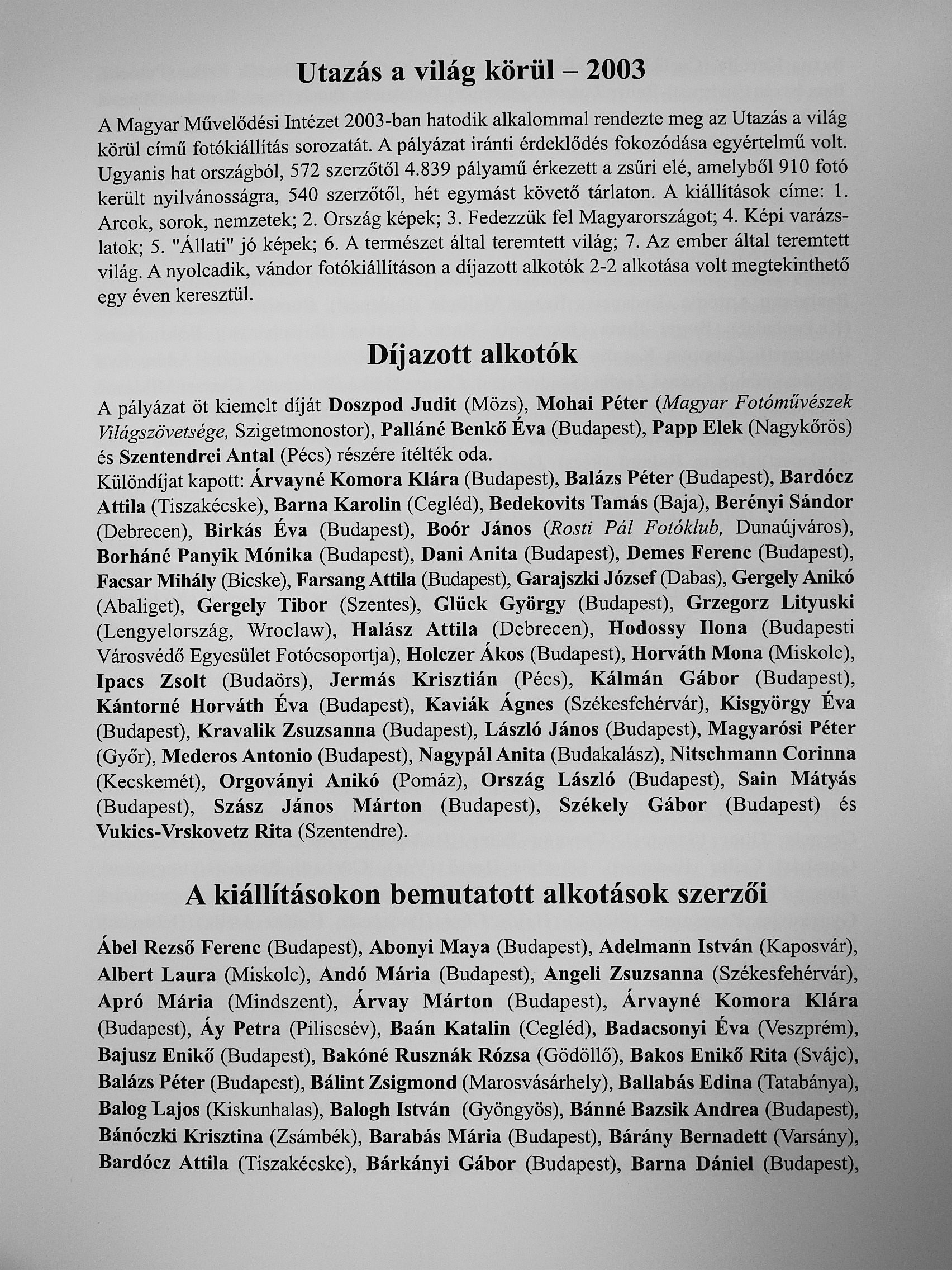 Győri Lajos - Utazás a világ körül - 2003 [antikvár]