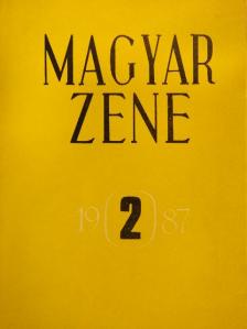 Eősze László - Magyar Zene 1987/2. [antikvár]