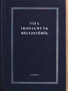 Gimes Miklós - Vita irodalmunk helyzetéről [antikvár]