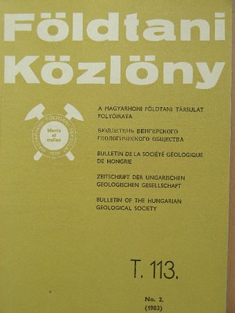 Dr. Dudich E. - Földtani Közlöny 1983/2. [antikvár]