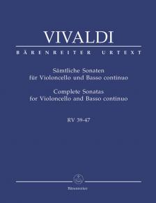 Vivaldi - SAEMTLICHE SONATEN FÜR VIOLONCELLO UND BASSO CONTINUO RV 39-47 URTEXT