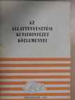 Barna István - Az Állattenyésztési Kutatóintézet közleményei [antikvár]