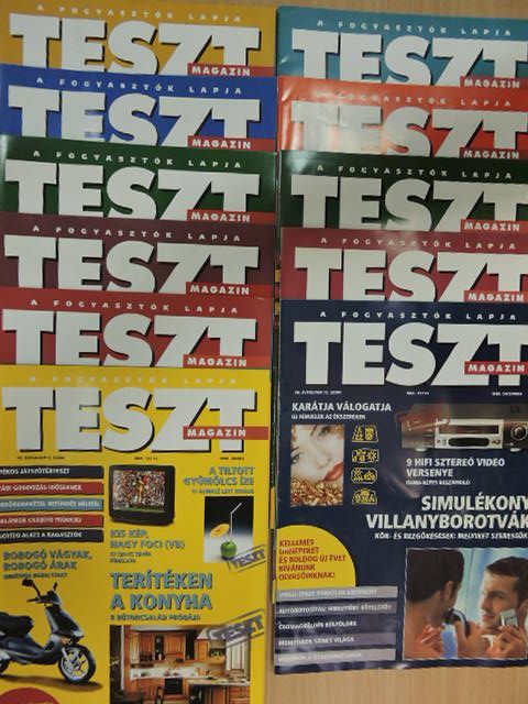 Branyiczky Gábor - Teszt Magazin 1998. (nem teljes évfolyam) [antikvár]