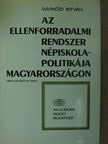 Sárközi István - Az ellenforradalmi rendszer népiskola-politikája Magyarországon [antikvár]