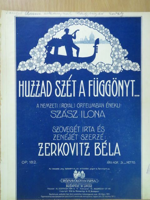 Zerkovitz Béla - Huzzad szét a függönyt... [antikvár]