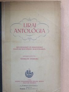 B. Palotai Boris - Lirai antológia [antikvár]