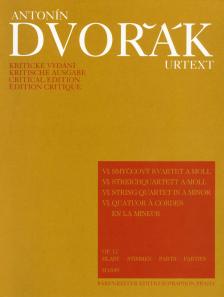 DVORAK - VI. STREICHQUARTETT a-MOLL OP.12 KRITISCHE AUSGABE, STIMMEN
