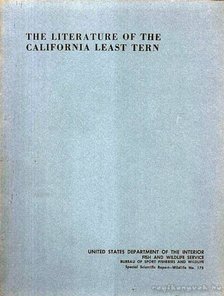 Wilbur, Sanford R. - The Literature of the California Least Tern (A kaliforniai kiscsér irodalma) [antikvár]