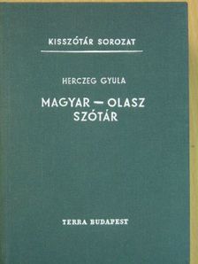 Herczeg Gyula - Magyar-olasz szótár [antikvár]