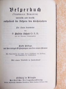 Vesperbuch (gótbetűs) [antikvár]