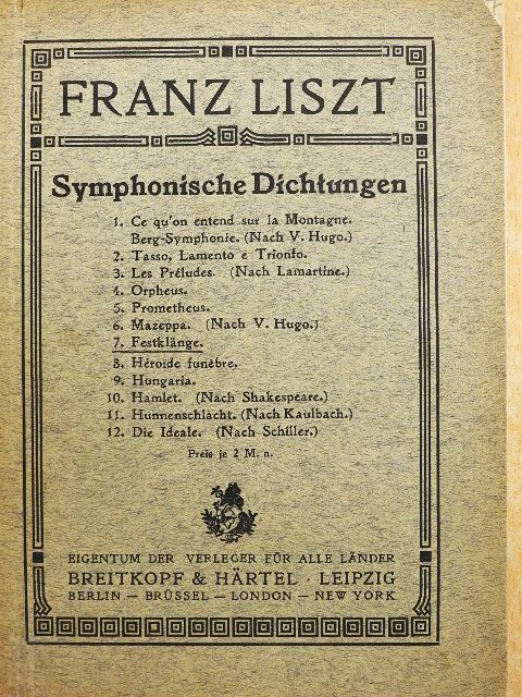 Franz Liszt - Symphonische Dichtungen für Orchester 7. [antikvár]