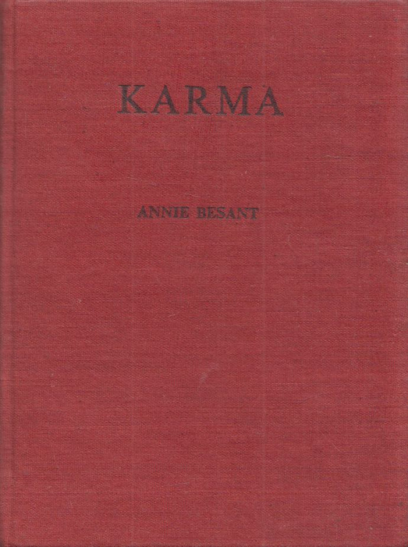 Annie Besant - Karma [antikvár]