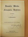 Friedrich de la Motte Fouqué - Novalis' Werke/Fouqués: Undine (gótbetűs) [antikvár]