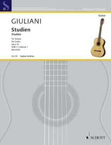 GIULIANI,MAURO - STUDIEN FÜR GITARRE OP.1a I. (DIETER KREIDLER) GITARRE-ARCHIV