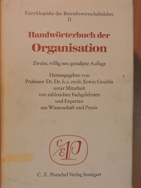 Dr. Helmut Lehmann - Handwörterbuch der Organisation II. (töredék) [antikvár]