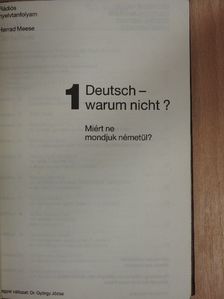 Herrad Meese - Deutsch - warum nicht? 1. [antikvár]