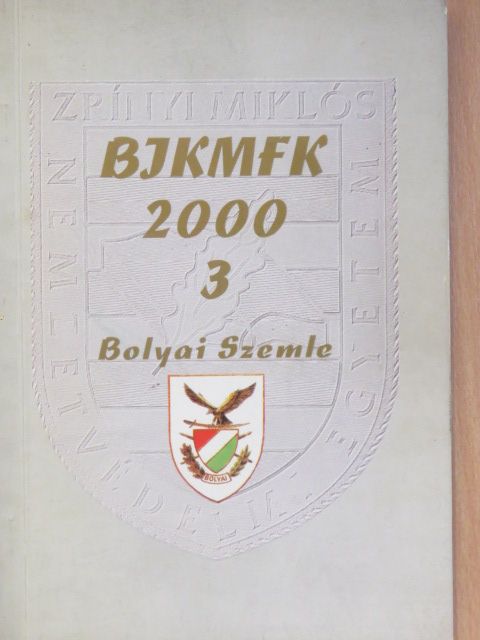 Bolyai Szemle 2000/3. [antikvár]