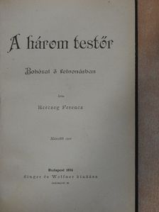 Herczeg Ferenc - A három testőr [antikvár]