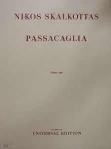 Nikos Skalkottas - Passacaglia [antikvár]