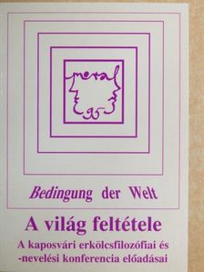 Földesi Tamás - A világ feltétele [antikvár]