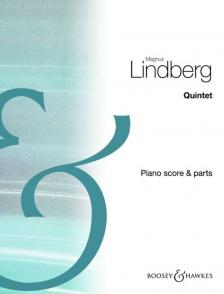 LINDBERG MAGNUS - QUINTET FOR PIANO AND WINDS PIANO SCORE AND PARTS
