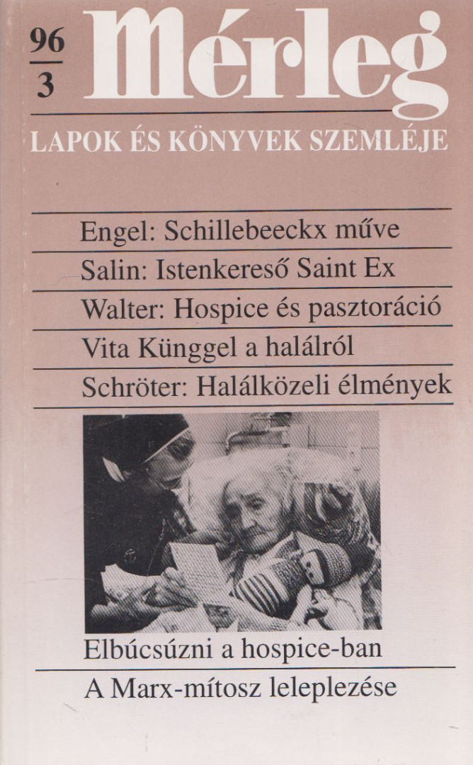 Boór János - Mérleg 1996/3 [antikvár]