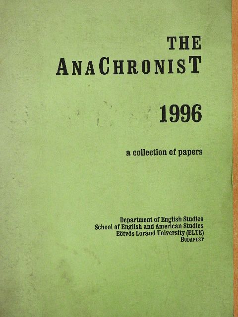 Esterházy Péter - The AnaChronist 1996 [antikvár]