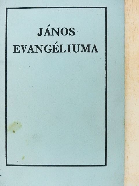János evangéliuma [antikvár]
