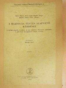 Adler Miklós - A rajzolás, festés alapvető kérdései [antikvár]
