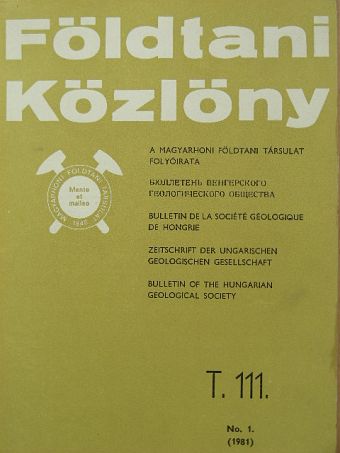 Balázs E. - Földtani Közlöny 1981/1. [antikvár]
