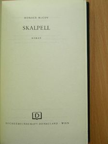 Horace McCoy - Skalpell [antikvár]