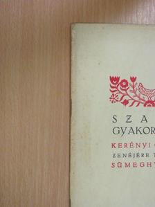 Kerényi György - Szabadgyakorlatok 14-18 éves lányok (III. és IV. korosztály) számára az 1942-43. iskolai évre [antikvár]