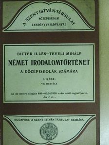 Bitter Illés - Német irodalomtörténet (gótbetűs) [antikvár]