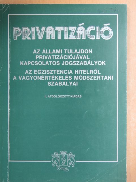 Privatizáció [antikvár]